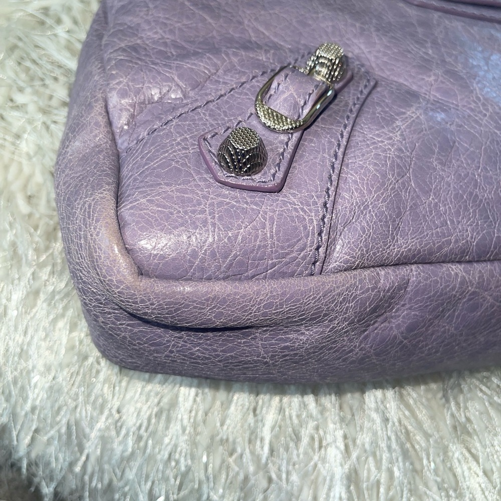 Balenciaga Purple City Bag - Picture 7 of 16